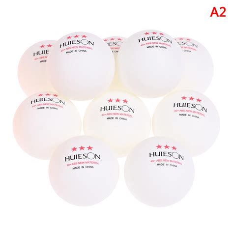 10Pcs Table Tennis Ball 40 Mm Diameter 2 8G 3 Star ABS Plastic Ping