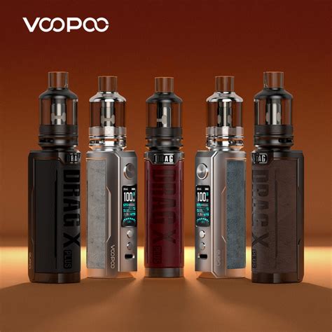 Voopoo Drag X Plus Pod Mod Kit 100w Original Avec Réservoir Tpp 5v 2a Type C Support