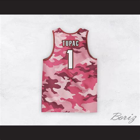 Tupac Shakur 1 Westside Camouflage Basketball Jersey Design 5 — Boriz