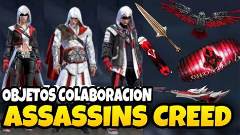 TODOS LOS OBJETOS de la COLABORACIÓN con ASSASSIN S CREED FREE