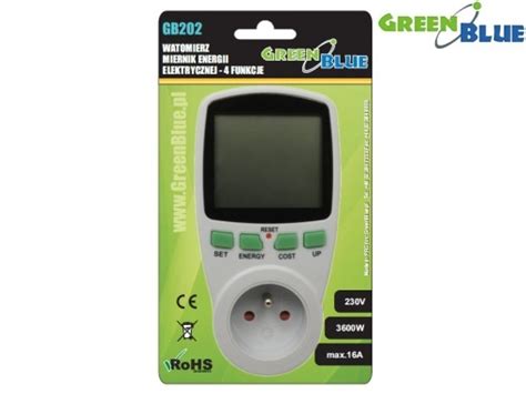 Miernik Energii GreenBlue GB202 Watomierz Z LCD ProLine