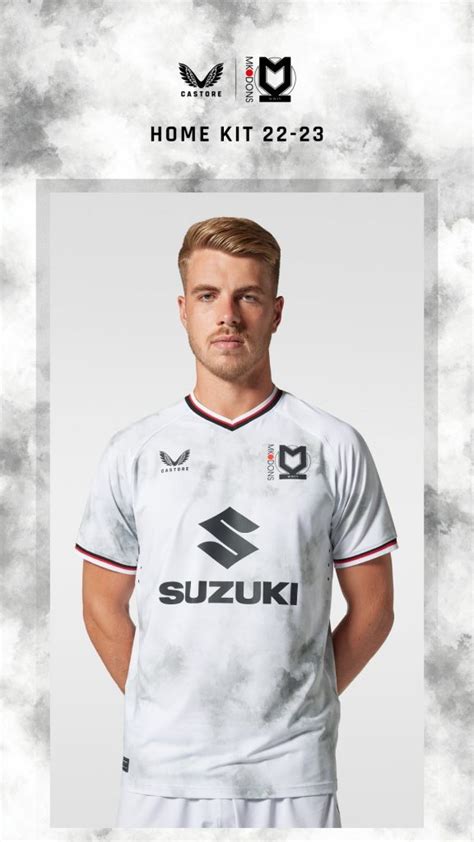 Mk Dons 2022 23 Castore Home Kit Unveiled The Kitman