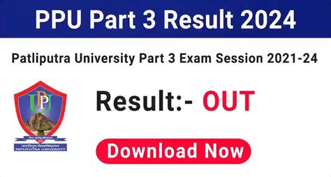 Ppu Part 3 Results 2024 Declared Download Ba Bcom Bsc Marksheet Now