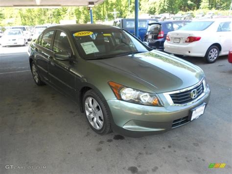 2009 Mystic Green Metallic Honda Accord Ex L Sedan 66337964 Photo 15