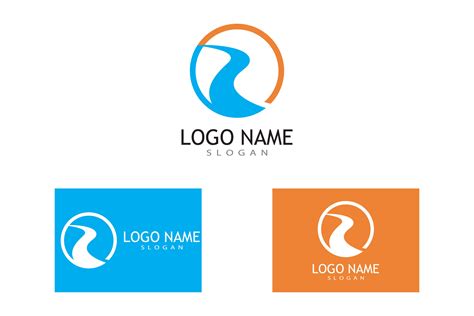 River Logo Vector Design Graphic by Redgraphic · Creative Fabrica