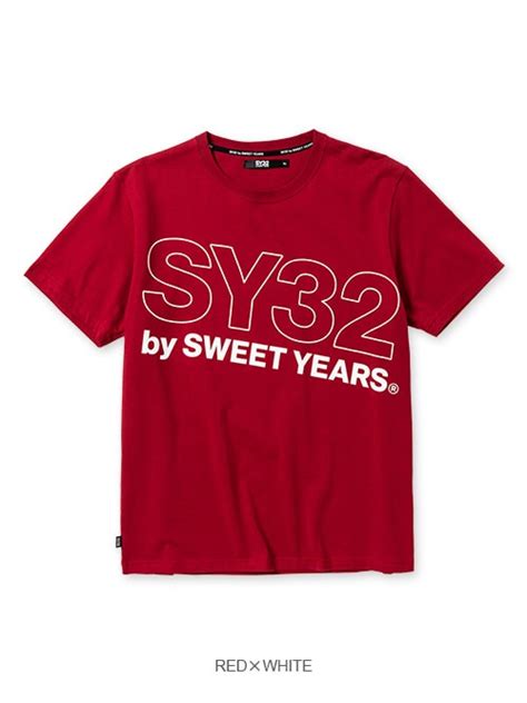 13033j Slash Big Logo Tee Men Sy32 By Sweet Years Brandsy32 By