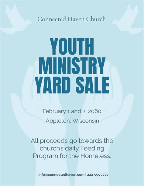 Free Church Yard Sale Flyer Template - Edit Online & Download ...