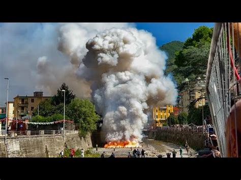 SAGRA DEL FUOCO 2024 RECCO Ge SPARATA DI MASCOLI QUARTIERE VERZEMMA