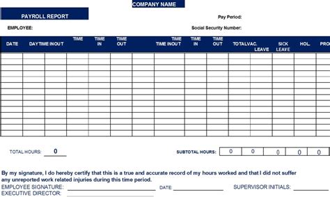 Free 10 Payroll Report Templates Publisher Flyer Templates