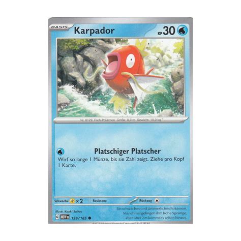 Karpador 129165 Mew 151 Pokemon Karte Günstig Kaufen