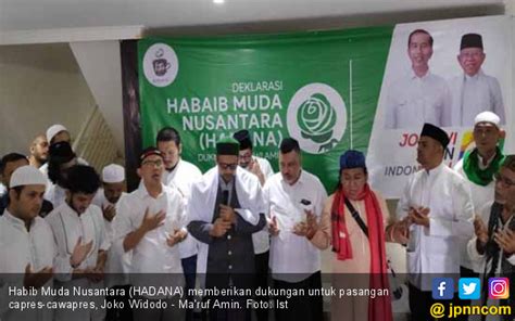 Habib Muda Deklarasi Dukung Jokowi Maruf