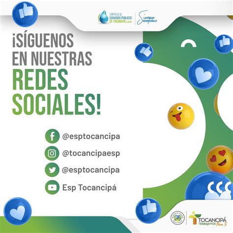 S Guenos En Nuestras Redes Sociales Esp Tocancip