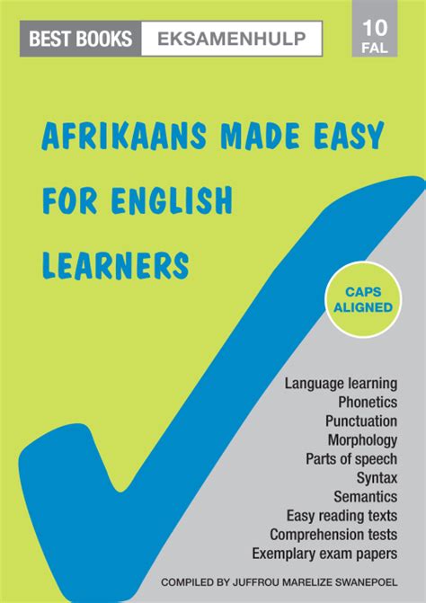 NB Publishers Best Books Eksamenhulp Graad 10 Afrikaans Taal En