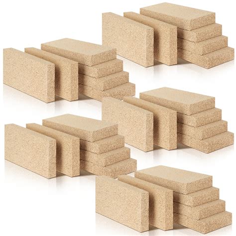 Ripeng 30 Pcs Insulating Fire Brick 3200f Rated Wood Stove Fire Bricks For Fireplaces Blacksmith