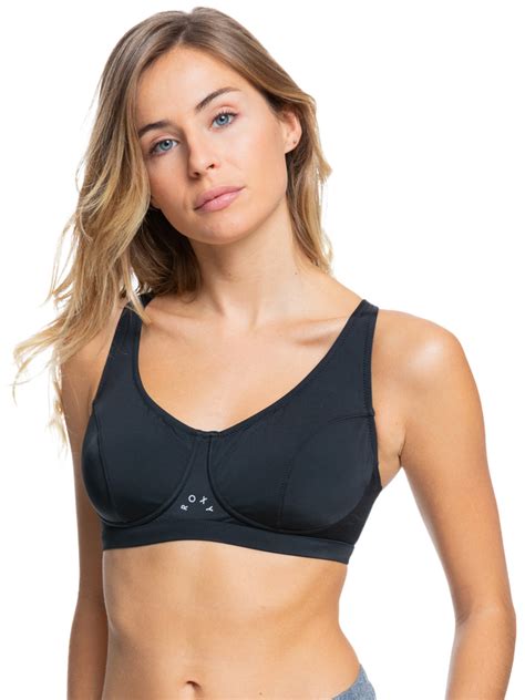 Roxy Fitness Top De Bikini Con Copa D Para Mujer Roxy