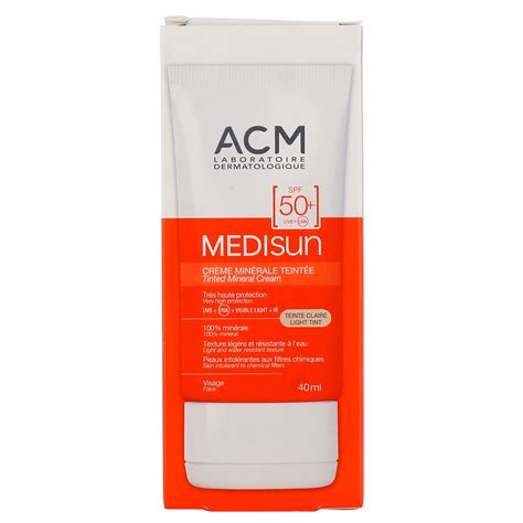 ACM Medisun crème solaire minérale teintée SPF50