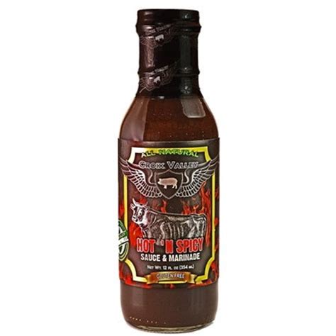 Croix Valley All Natural And Gluten Free Hot N Spicy Sauce And Marin