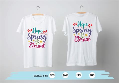 Hope Spring Eternal Svg Design Graphic By Asraful9095 · Creative Fabrica