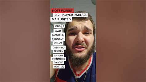 Nottingham Forest 0 2 Man United Player Ratings Youtube