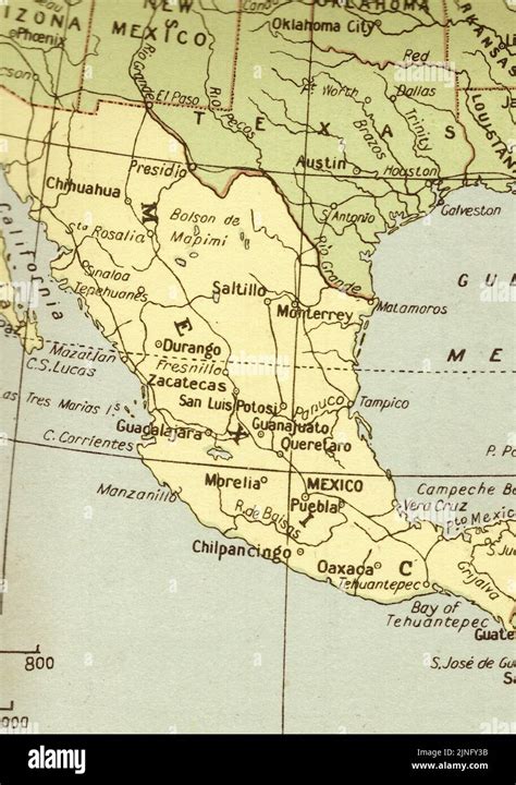 Mapa Antiguo De Mexico Fotografías E Imágenes De Alta Resolución Alamy