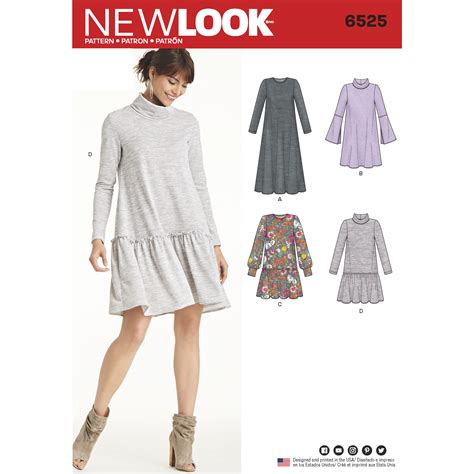 New Look New Look Pattern Misses Knit Dress