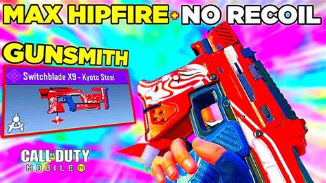 THIS SWITCHBLADE X9 GUNSMITH IS MAX HIPFIRE WITH NO RECOIL 20 KILLS