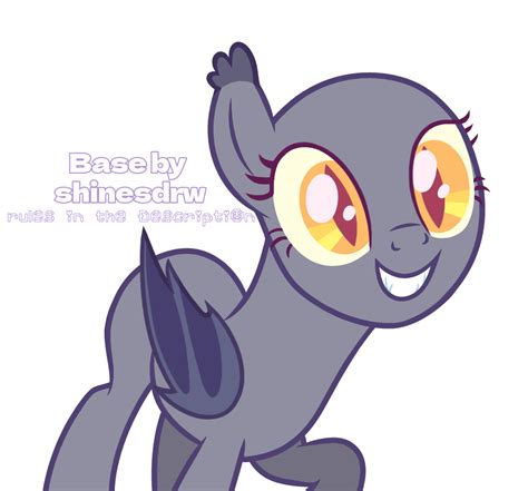 Bat Pony Base 3 By Shinesdrw On Deviantart