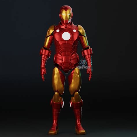 Iron Man Model 70 Armor 3d Print File Stl Etsy