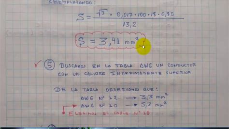 Calculo De Calibre De Conductor Para Alimentar Motores Youtube