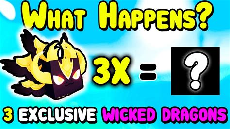 What Happens When You Fuse 3 Wicked Empyrean Dragons In Pet Simulator X