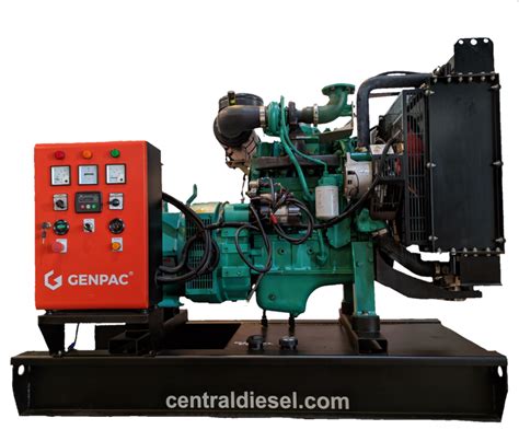 Genset Genpac Open Silent Cummins 80 Kva Gc80 Central Diesel