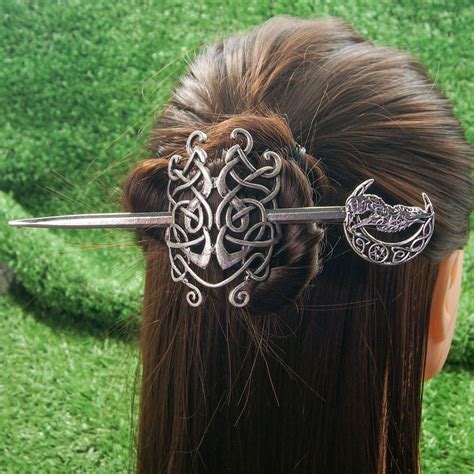 Celtic Knot Viking Hairpin Wicca Pagan Hair Accessories