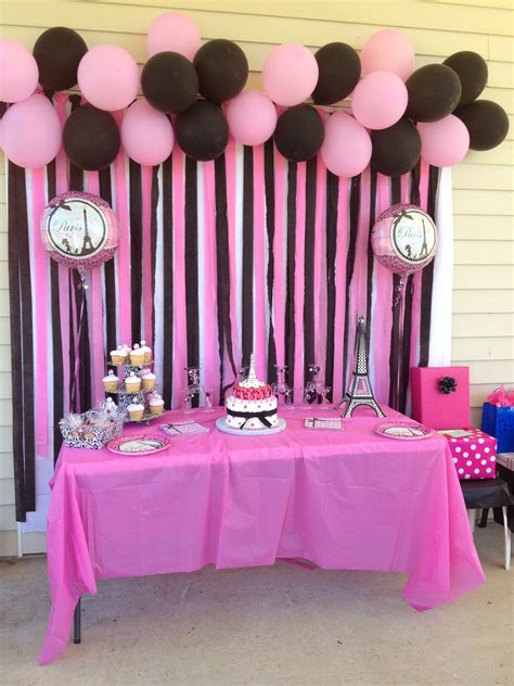 Parisian Diva Birthday Party Idea Paris Themed Birthday Party Paris Theme Party 13th Birthday