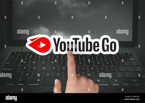 Youtube Go Logo Design For Use On Social Media And News Sites Stock