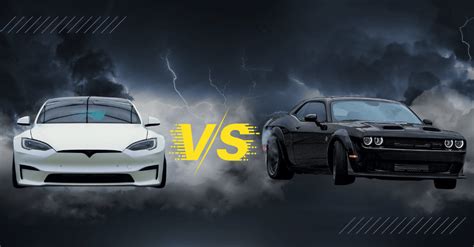 The Rise Of Electric Drag Racing The Tesla Plaid Vs The Dodge