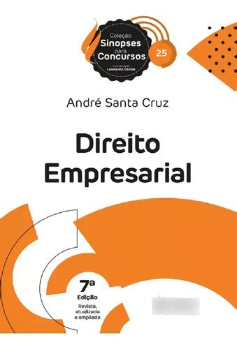 Sinopses Para Concursos V 25 Direito Empresarial 7ª Edição 2024