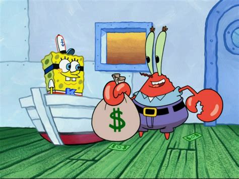 Image Mr Krabs And Spongebobpng Encyclopedia Spongebobia The