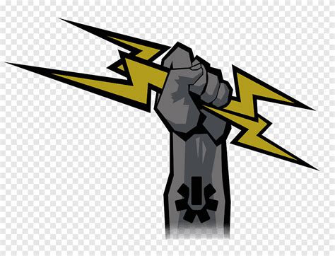 Bungie Fist Hand Holding Lightning Bolts Png Pngegg