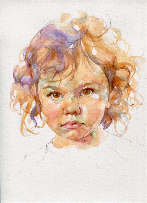 Watercolor Portrait Tutorial Watercolor Portrait Painting Watercolor