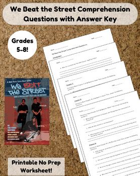 We Beat The Street Answer Key