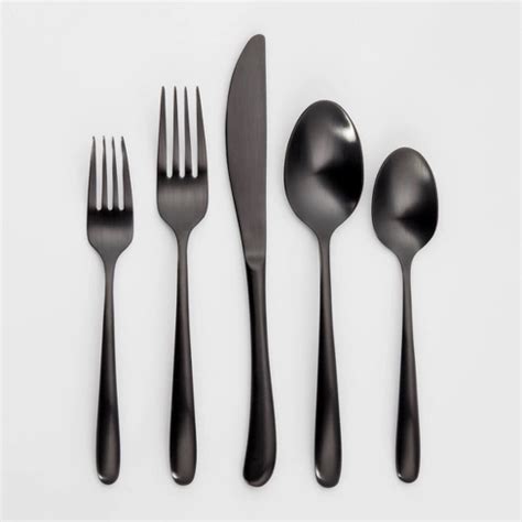 Matte Black Flatware