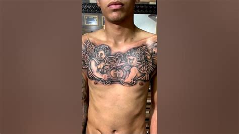 Tattoo Fechamento De Peito Com Anjos Áder Lima Youtube