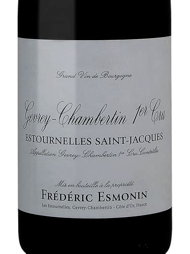 Domaine Fr D Ric Esmonin Gevrey Chambertin Er Cru Estournelles Saint