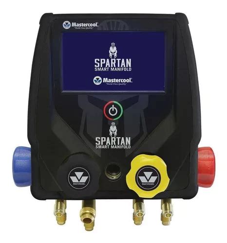 Manifold Spartan Mastercool 4 Vias 4 Mangueiras Vacuometro