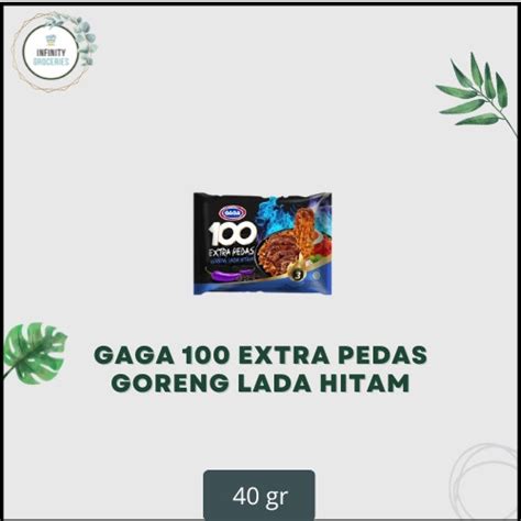 Jual MIE GAGA 100 EXTRA PEDAS GORENG LADA HITAM 1 PC MURAH Shopee