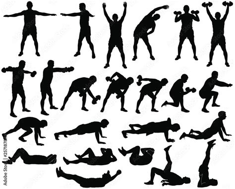 Exercise Silhouette Vector