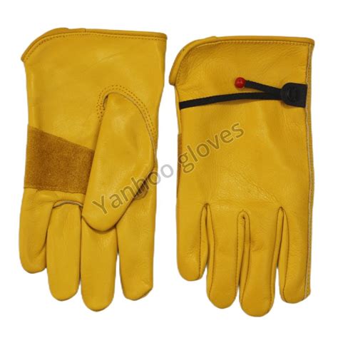 Cowhide Leather Working Gloves For Driving