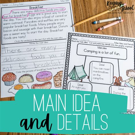 Main Idea 1st Grade Ela Worksheets And Study Guide Worksheets Library