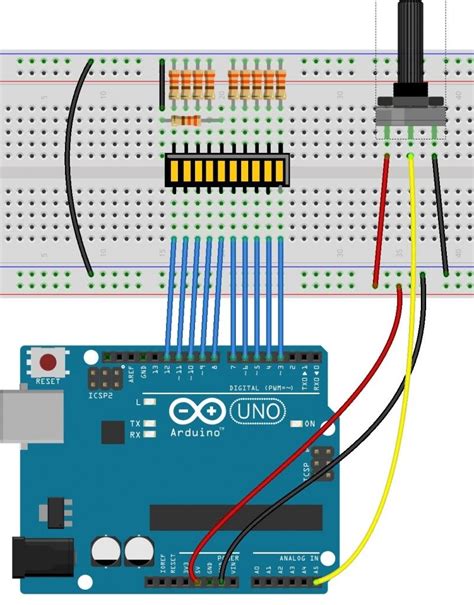 Circuito Con Un Bar Led Tienda Y Tutoriales Arduino Dom Tica