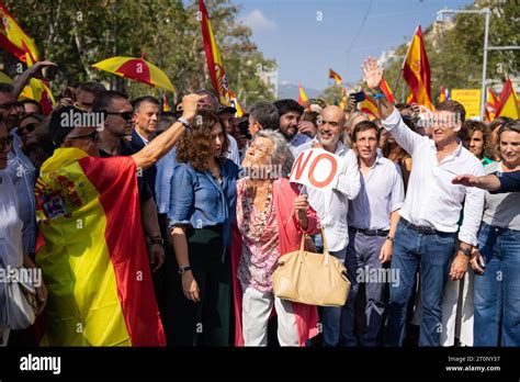 Barcelona Barcelona España 8 de octubre de 2023 NuÃez Feijoo e